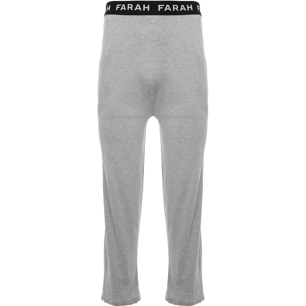 Farah Men's Grey Greshem Jersey Lounge Pant