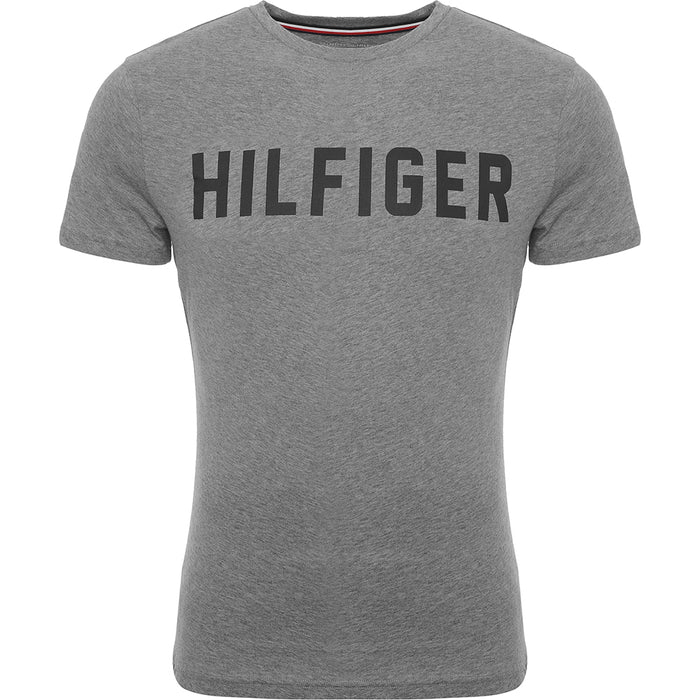 Tommy Hilfiger Men's Grey Lounge Hilfiger T-Shirt