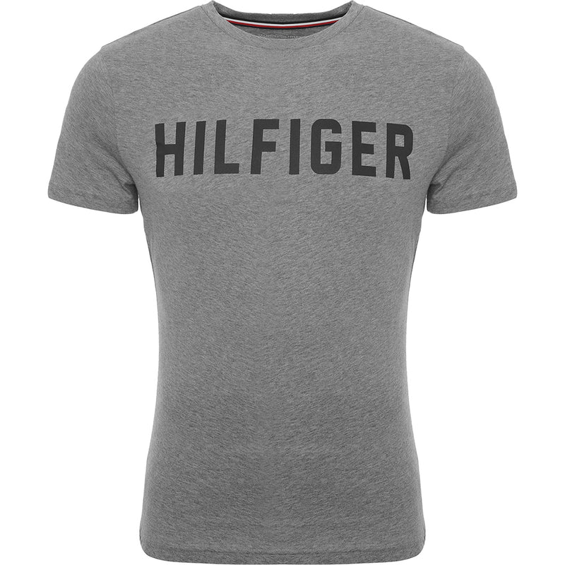 Tommy Hilfiger Men's Grey Lounge Hilfiger T-Shirt