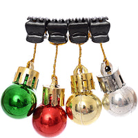 Madein Women's Christmas 12 Pack Beard Baubles