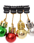 Madein Women's Christmas 12 Pack Beard Baubles