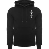 G-Star Men's Hoodie with Back Print in Black