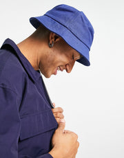 Bando Mens Canvas Bucket Hat In Navy