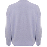 Pimkie Women's Round Neck Knit Jumper in Lilac