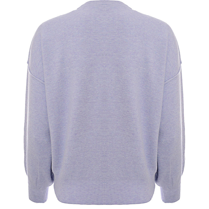 Pimkie Women's Round Neck Knit Jumper in Lilac