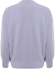 Pimkie Women's Round Neck Knit Jumper in Lilac