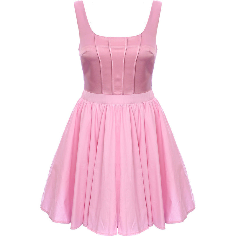 Amy Lynn Women's Powder Pink Mini Fit and Flare Dress