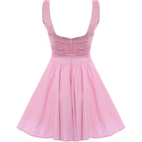 Amy Lynn Women's Powder Pink Mini Fit and Flare Dress