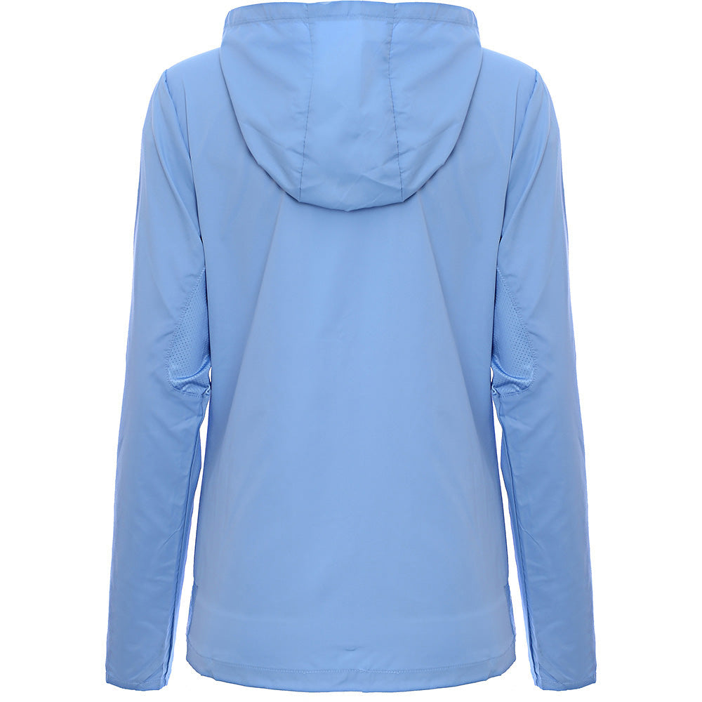 South Beach Women's Blue Hooded Jacket