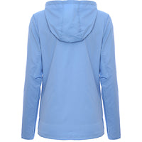 South Beach Women's Blue Hooded Jacket