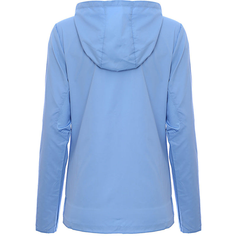 South Beach Women's Blue Hooded Jacket