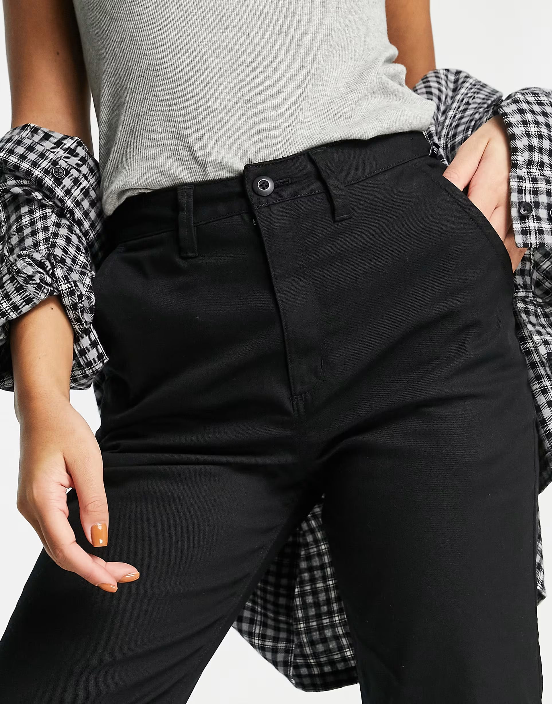 Vans Womens Authentic Chinos In Black