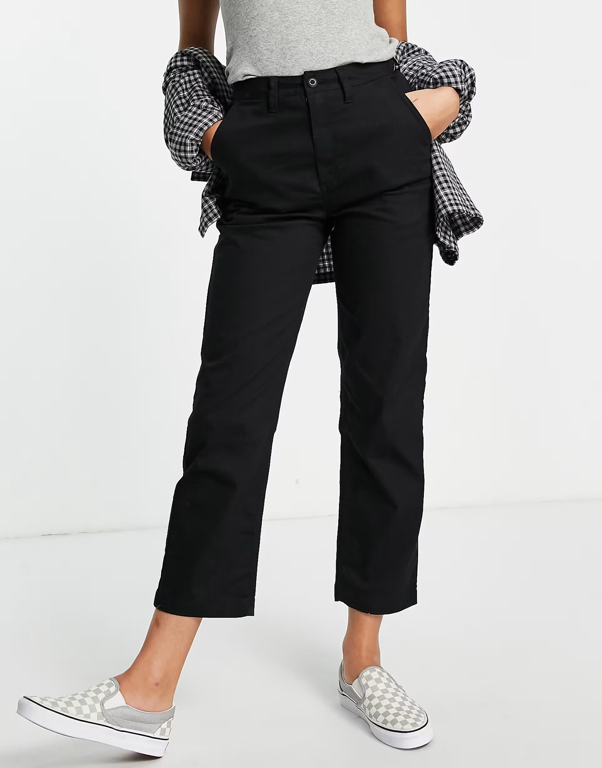 Vans Womens Authentic Chinos In Black