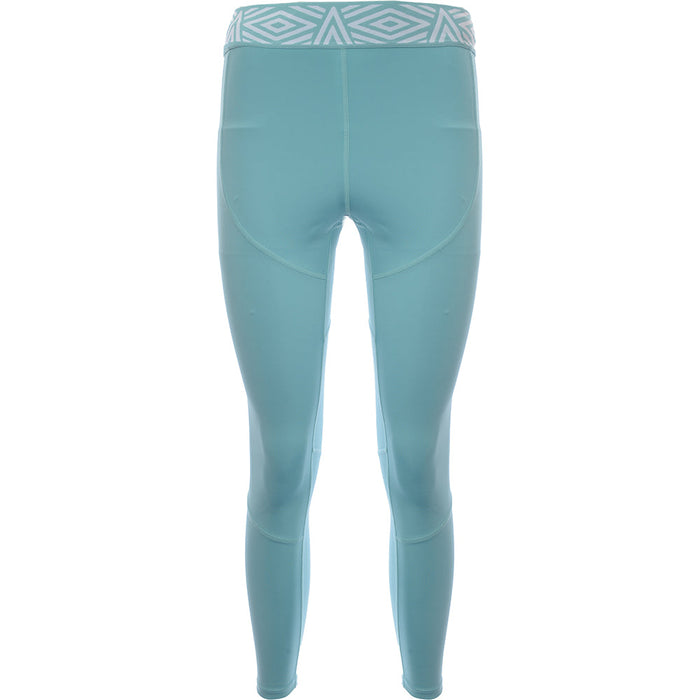 Umbro Womens Co-Ord Jacquard Waist Leggings in Teal