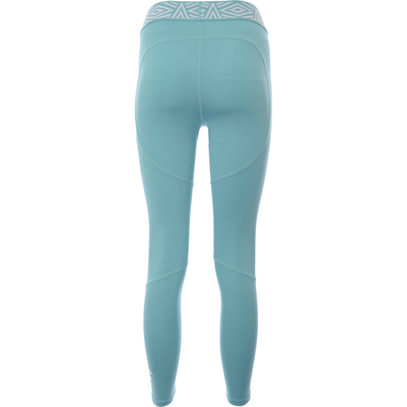 Umbro Womens Co-Ord Jacquard Waist Leggings in Teal