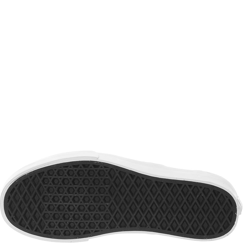 Vans Women's Black And White Sparkle Check Platform Slip-On Trainers