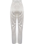 TFNC Women's Ivory Bridal Satin Trousers