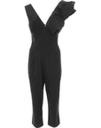 Forever New Women's Black Structured Shoulder Jumpsuit