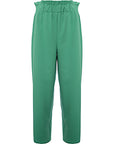 Vero Moda Women's Bright Green Tailored Dad Trousers