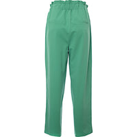 Vero Moda Women's Bright Green Tailored Dad Trousers