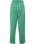 Vero Moda Women's Bright Green Tailored Dad Trousers