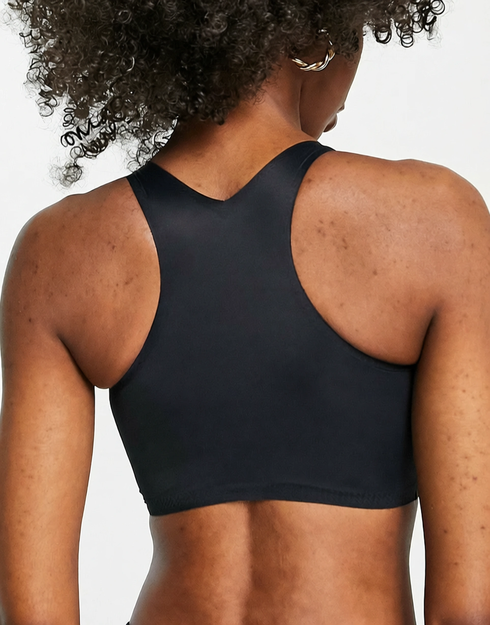 Womens Pour Moi Fuller Bust Off Duty Non-Wired Seamless Bra in Black