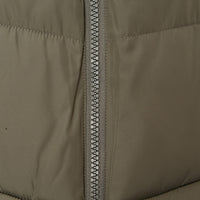 New Look Women's Boxy Puffer Jacket in Light Khaki