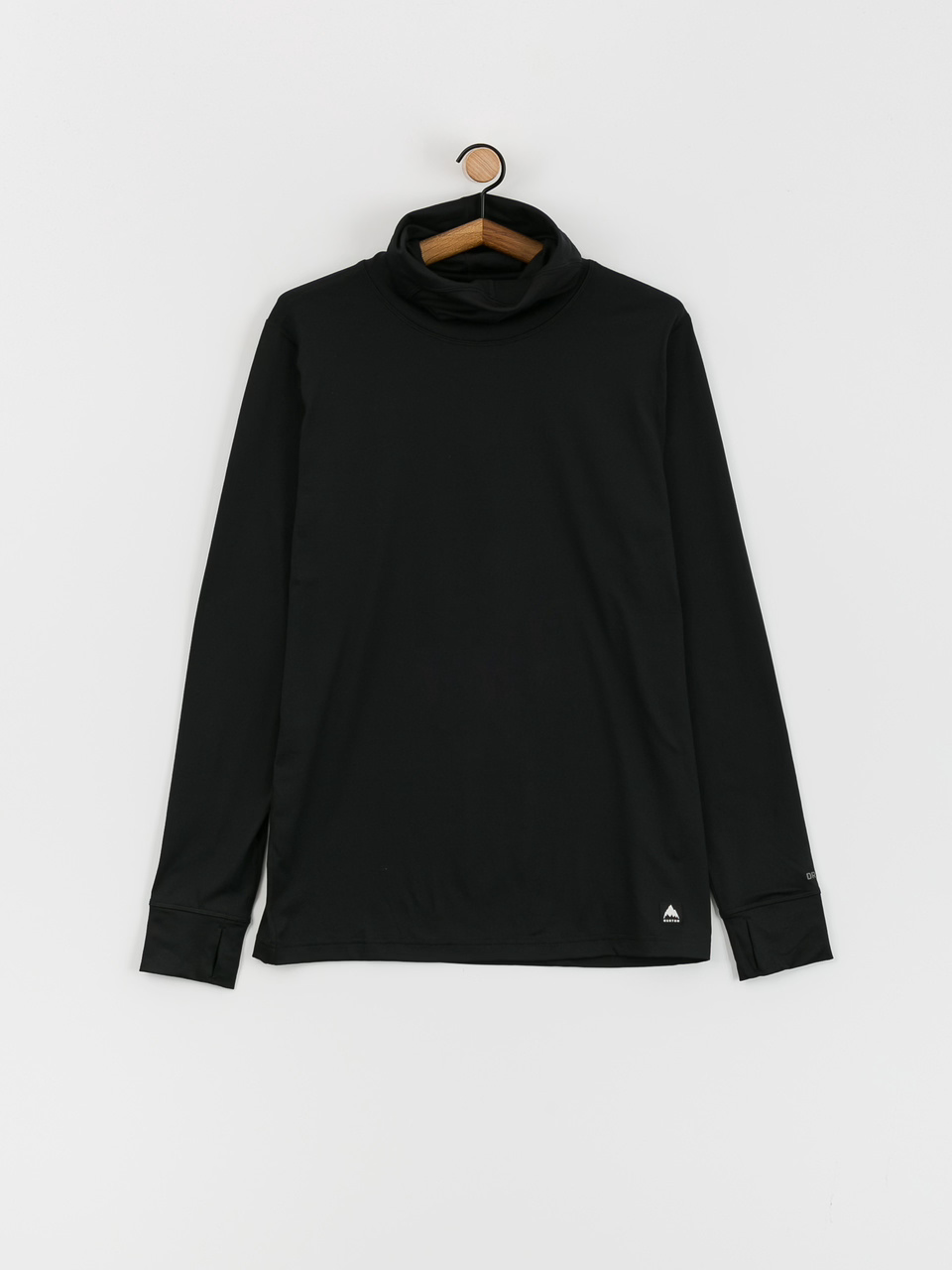 Burton Snowboards Mens Lightweight X Base Layer Long Neck Top in Black