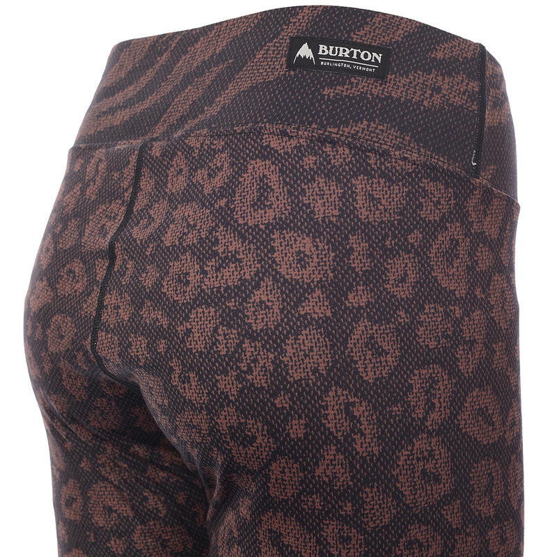 Burton Women's Brown/Black Snow Midweight Base Layer Leggings