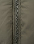 New Look Men's Green Funnel Neck Puffer Jacket with Chevron Design