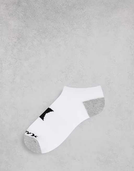 Mens Hurley Icon Trainer Socks in White