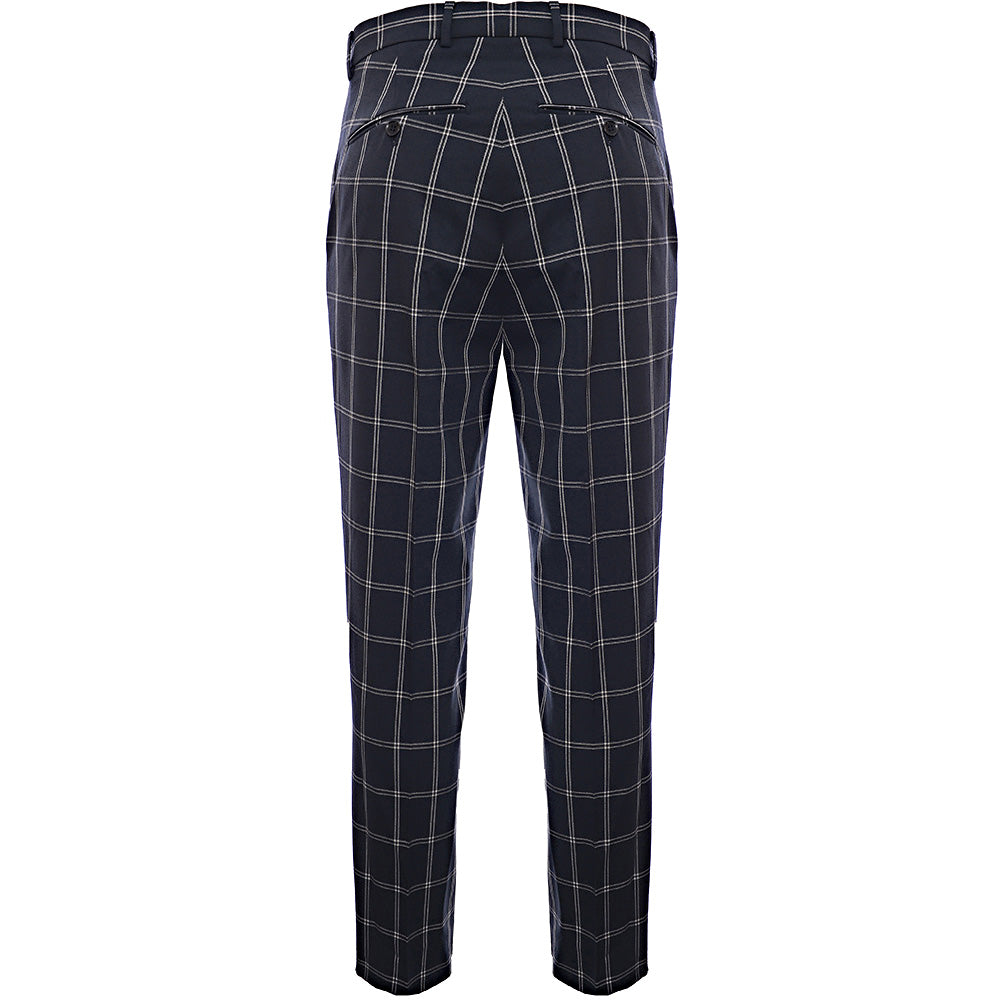 Selected Homme Mens Navy Tapered Fit Smart Trousers