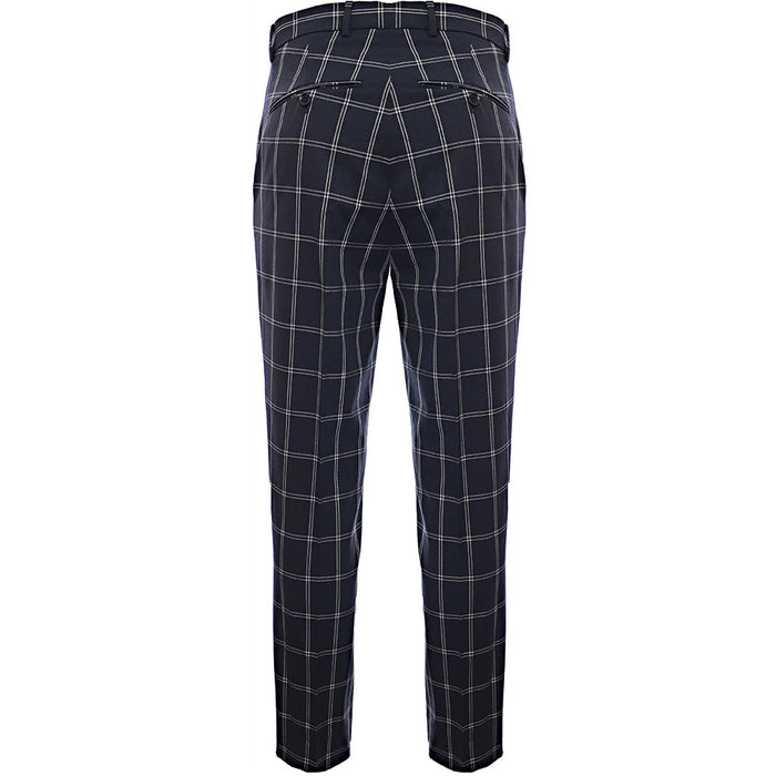 Selected Homme Mens Navy Tapered Fit Smart Trousers