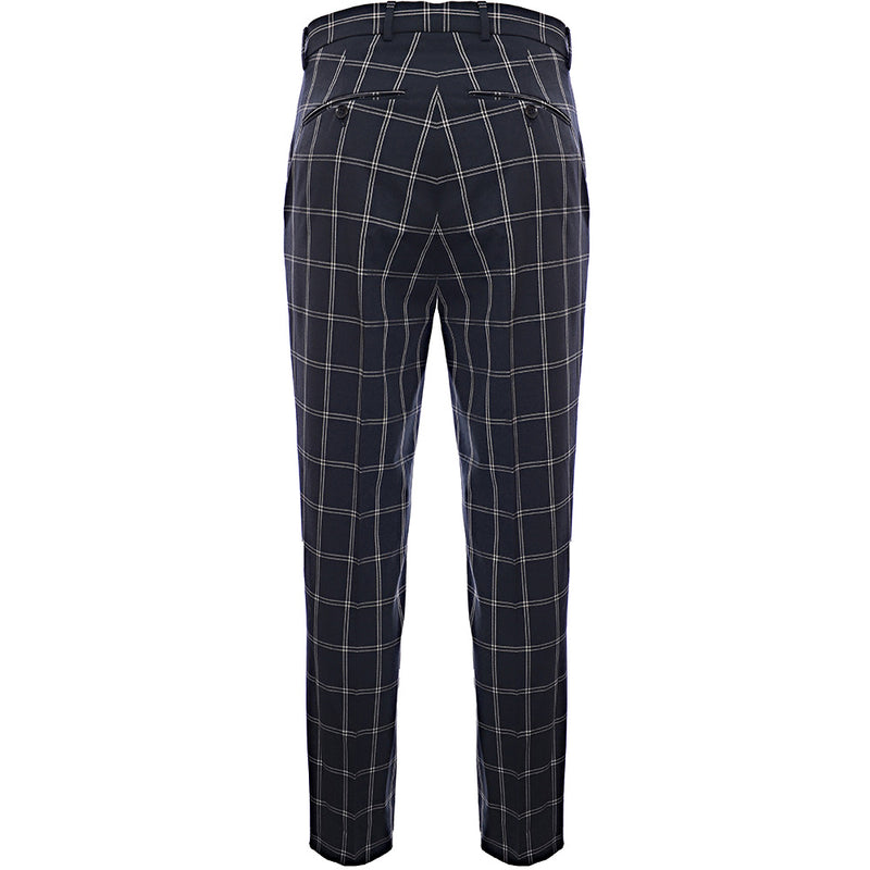 Selected Homme Mens Navy Tapered Fit Smart Trousers