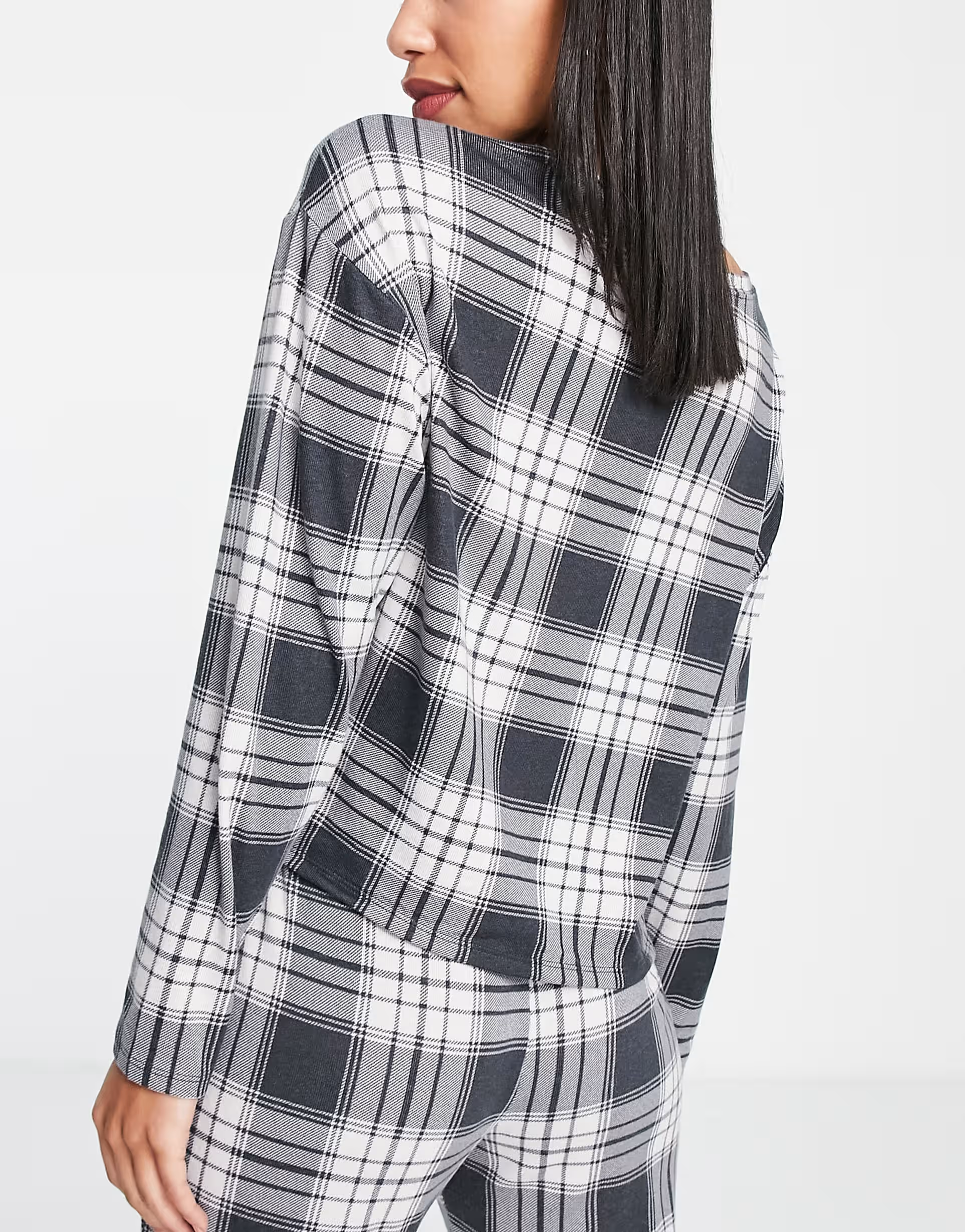 Gilly Hicks Womens Pyjama Top In Check