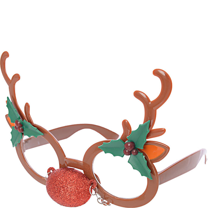 Madein Women's Christmas Reindeer Glasses