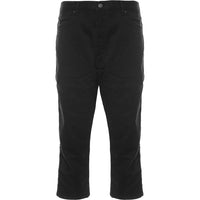 Hugo Mens 338 Straight Crop Jeans In Black