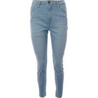 Lee Womens Retro Skinny Jeans in Light Blue Denim