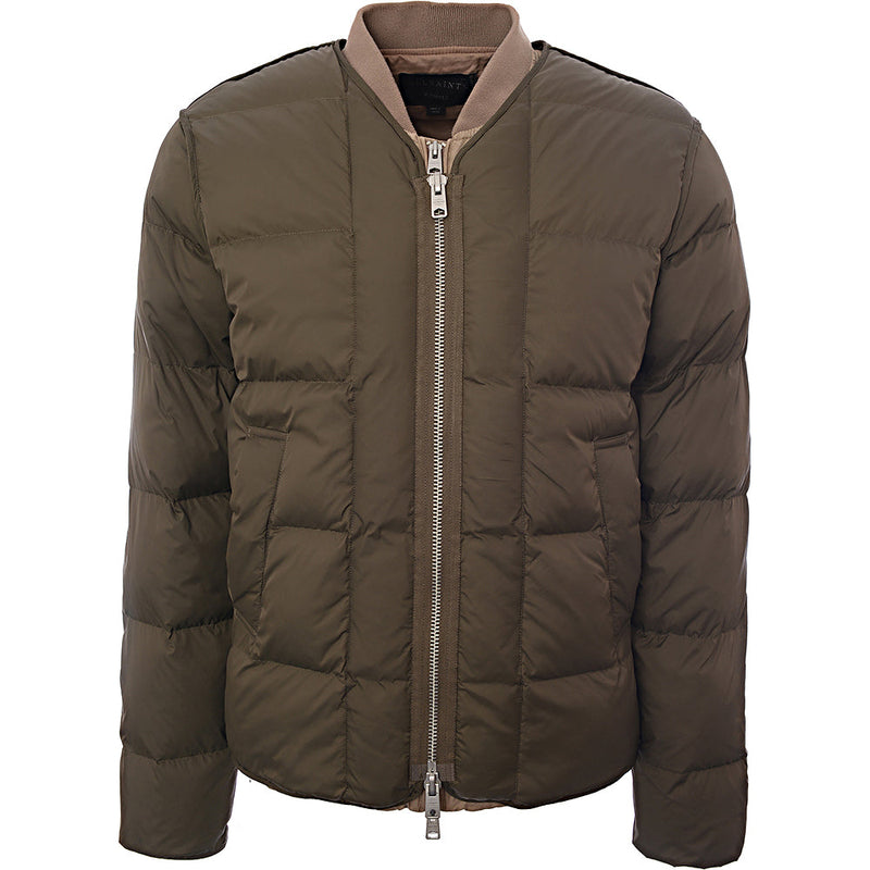 Allsaints Mens Khaki Noor 3-in-1 Utility Jacket