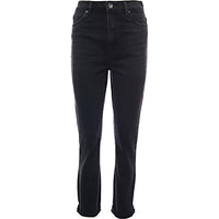 Vero Moda Womens Tall Brenda Straight Leg Jeans in Black