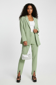 4Th & Reckless Blazer Co Ord in Green