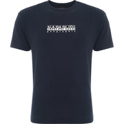 Mens Napapijri Box T-Shirt In Navy