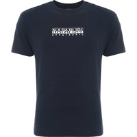 Napapijri Mens Box T-Shirt in Navy