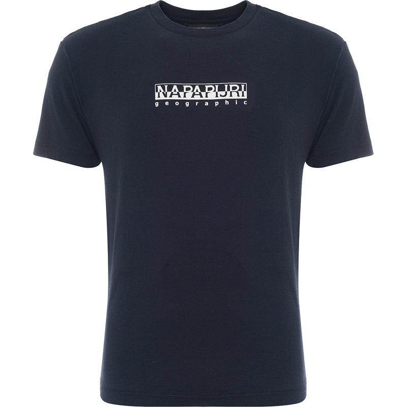 Napapijri Mens Box T-Shirt in Navy