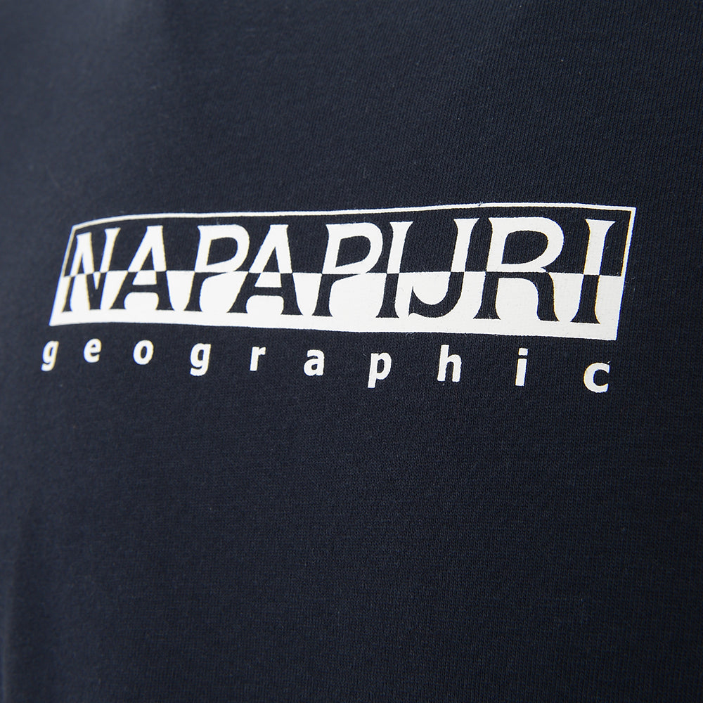 Napapijri Mens Box T-Shirt in Navy