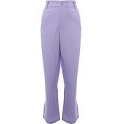 Bando Mens Wide Leg Loose Fit Suit Trousers In Purple