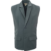Bando Mens oversized tailored vest in Green