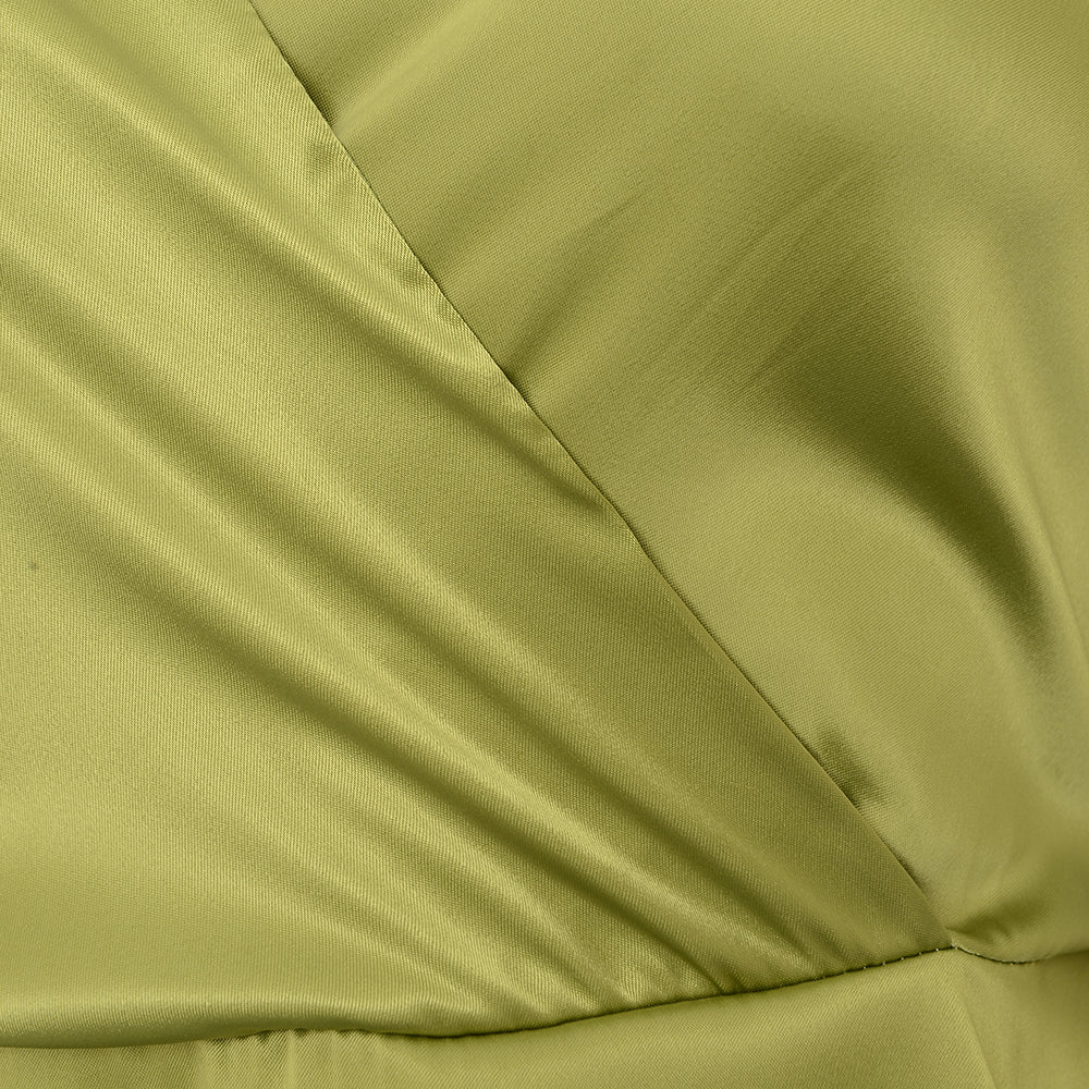 AX Paris Women's Green Wrap Front Midi Dress