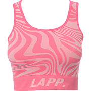 LAPP Women's Bright Pink Seamless Sports Bra Co-ord