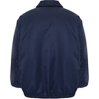 Tommy Jeans Womens Plus Size Navy Logo Bomber Jacket